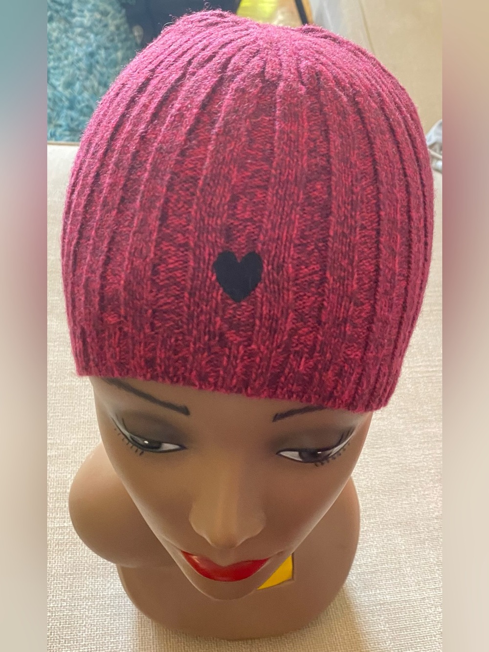 NWT🎉 Moschino Stylish Red Knit Wool Beanie OS